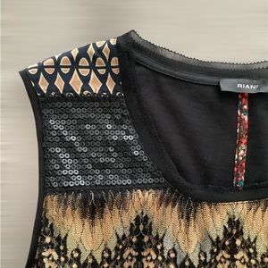 RIANI beaded Top